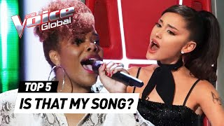 The best COACH SONG Blind Auditions on The Voice [upl. by Merle]