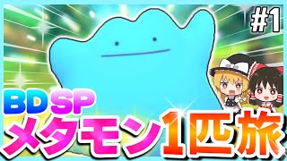 【BDSP】メタモン1匹縛りで殿堂入りを目指す旅 1【ポケモン】【ゆっくり実況】【色違い】 [upl. by Nahgrom859]