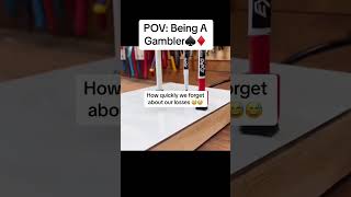 How Gamblers Conveniently Forget Their Losses mentalhealth casino [upl. by Nahsar261]