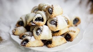 Polish Christmas Cookies  Kolaczki Swiateczne  Recipe 124 [upl. by Weeks639]