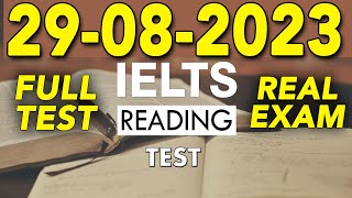 IELTS READING PRACTICE TEST 2023 WITH ANSWER  29082023 [upl. by Eceerahs]