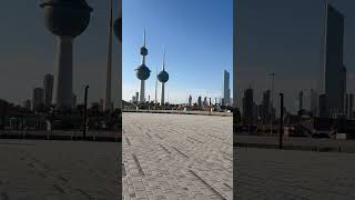 Beautiful kuwait morning view [upl. by Nylinnej]