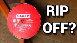 Cutting Aluminum with a Diablo saw blade Is it worth it [upl. by Anirt27]