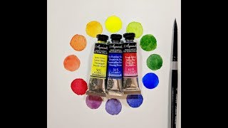 Sennelier Aquarelle Watercolor Test Pack Unbox Video [upl. by Ducan]