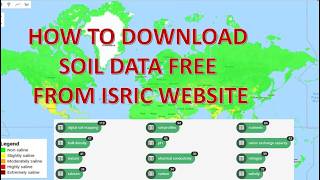 How to Download Soil DataSoil Texture From ISRIC Website አማርኛ ቱቶር [upl. by Mikiso]