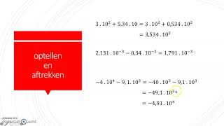 Bewerkingen met de wetenschappelijke notatie [upl. by Nace]