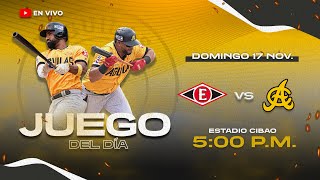 LEONES DEL ESCOGIDO VS ÁGUILAS CIBAEÑAS  SERIE REGULAR 202425 [upl. by Grote]