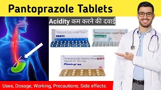 Pantoprazole 40 mg hindi  Pantoprazole tablet uses in hindi  Pan 40 tablet [upl. by Cha]