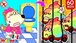 Aprender a Ir Al Baño 🚽 Dibujos Animados Educativos 🐺 Wolfoo En Español [upl. by Razec]