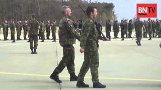 Militaire oefening voor Koninginnedag op vliegbasis Gilze Rijen [upl. by Ysiad]