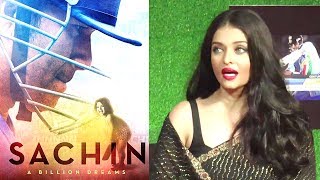 Aishwaryra Rais Reaction On Sachin  A Billion Dreams Movie [upl. by Regine]