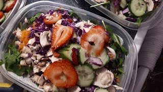 Caloriedeficit weightwatchers 7 salads  prep for the whole week  SUPER TIP salads [upl. by Mavra849]