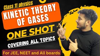 Kinetic Theory of Gases One shot  Class 11 Physics  JEE  NEET and All Boards [upl. by Nnylaj]