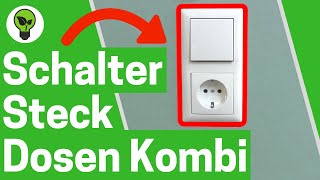 Lichtschalter Steckdose Anschließen ✅ ULTIMATIVE ANLEITUNG für Schalter mit Steckdosen Kombination [upl. by Casanova462]