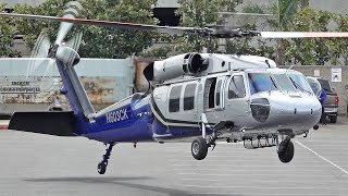 Awesome Sikorsky S70 Blackhawk landing at HAI Heli Expo  helicopter [upl. by Colb]