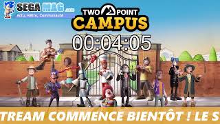 Twitch Live du 09082022 Spoilers Two Point Campus  Etudiant poil aux dents [upl. by Four]