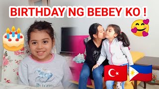 HER DAY  BIRTHDAY NA NG BEBEY KO  FAMILY VLOG  TURKISH AND FILIPINA [upl. by Anor]