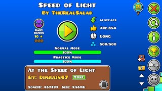 Geometry Dash  Speed of Light  By TheRealSalad [upl. by Melgar]