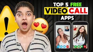 Top 5 Free Video Call Apps  Free Video Call Apps  Video Call App [upl. by Akyre]