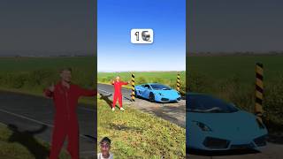 How many taps can stop a Lamborghini ✅ shortsfeed mrbeast asmr shorts [upl. by Orpheus]