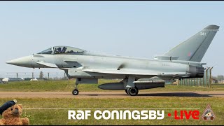 LIVE Action Stream RAF Coningsby  Eurofighter Typhoon FGR4  Fighter Jet Show 090123 2023 [upl. by Samid]