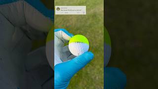 Haters said this Taylormade Divide ball would break 🤔 golf golfball golfballs [upl. by Philcox]