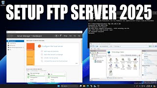 How to install and Setup FTP Server using IIS on Windows Server 2025 [upl. by Savanna501]