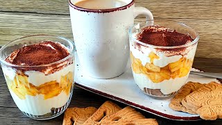 Bestes Apfel Spekulatius Dessert schnelles Dessert Tiramisu im Glas [upl. by Aehtrod]