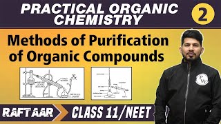 Practical Organic Chemistry 02  Method of Purification of Organic Compounds  Class 11NEET [upl. by Fasano]