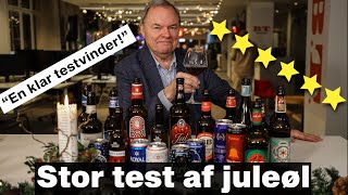 Stor test af juleøl med Carsten Berthelsen [upl. by Zednanref]