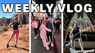 WEEKLY VLOG 51 St George to NYC 🌆 [upl. by Eilsil528]