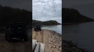 Shoreline drive at turkey bay adventure shorts jeep offroad rockybeach livelife offroading [upl. by Vincenta]