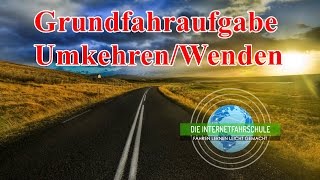 Grundfahraufgabe UmkehrenWenden  Prüfungsfahrt  Fahrstunde [upl. by Caputo]