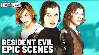 Resident Evils Most Epic Scenes  Resident Evil Movies  Hall Of Heroes [upl. by Schofield404]