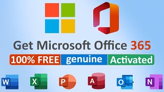 Download Install and Activate Genuine MS Office 365 for free for Lifetime Official Microsoft [upl. by Nisior711]