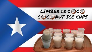 LIMBER DE COCOS AL ESTILO PUERTO RICO [upl. by Ahsilra]