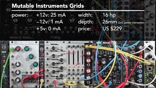 Mutable Instruments Grids 12 Basic Operation [upl. by Adnek949]