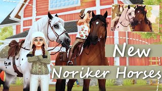 Buying the NEW Noriker Draft Horses 🐎  Star Stable [upl. by Ashla]