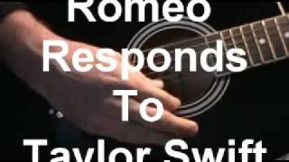 Romeo Responds to Taylor SwiftParody of quotLove Storyquot [upl. by Haral]