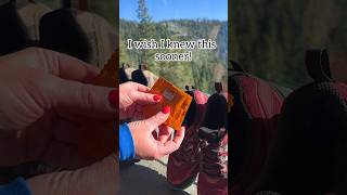 🥾 Use tea bags to deodorize stinky hiking shoes hiking trail outdoors tipsandtricks [upl. by Adnaluy705]