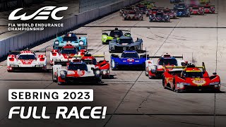 Full Race I 2023 1000 Miles of Sebring I FIA WEC [upl. by Yremrej]