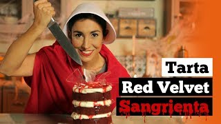 🍰🔴🍰 TARTA RED VELVET SANGRIENTA 🍰🔴🍰 [upl. by Doownil]