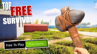 Top 10 FREE Open World Survival Games 2023 NEW [upl. by Aloel]