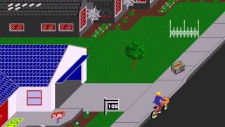 Paperboy 1984  19765 High Score  Barry Bloso  Dudesville Arcade [upl. by Swanhildas]