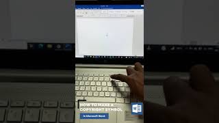 How to make a copyright symbol in Microsoft word [upl. by Bucher]
