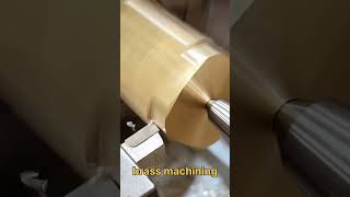 Nice sound 🎶🎶BRASS MACHININGcnc cnclathe cncturning cncmachine cncindonesia cncmachining [upl. by Neelie]