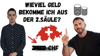 Wieviel Geld bekomme ich nun tatsächlich aus der 2Säule 🇨🇭👴🏻 Pensionskasse in der Schweiz erklärt [upl. by Guildroy]