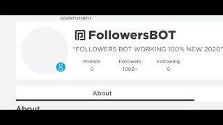 ROBLOX FOLLOWERS BOT l 2021 l 100K FOLLOWERS BOT JAN 2021 [upl. by Libna346]