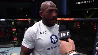 Khalil Rountree Octagon Interview  UFC Vegas 36 [upl. by Link563]