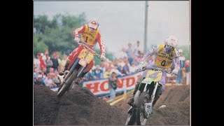 1986 British 500 Motocross GP  Hawkstone Park [upl. by Ojillek]